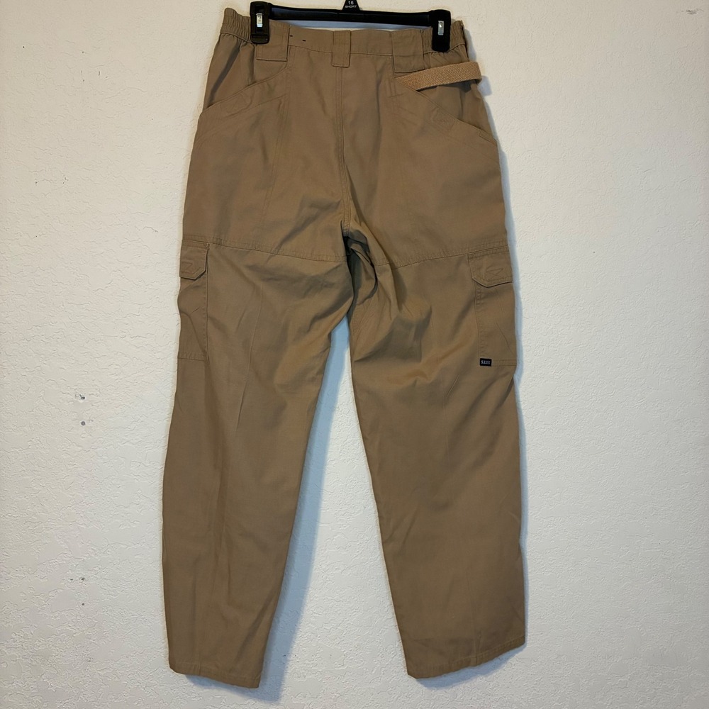 5.11 Tactical Series Men's Tan Cargo Pants Size 32x30 Workwear Cotton Blend - Picture 4 of 13